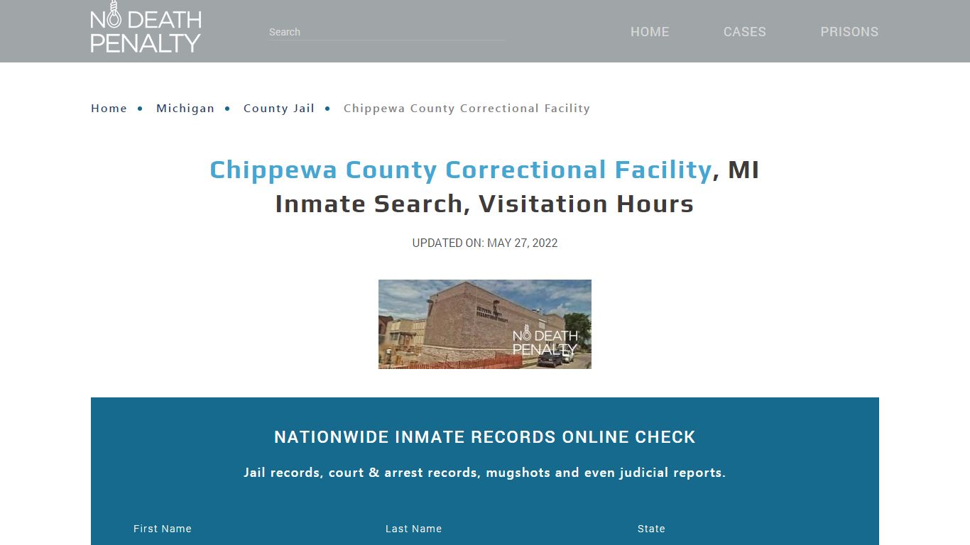 Chippewa County Correctional Facility, MI Inmate Search ...